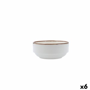 Bol pour Apéritifs Bidasoa Orion Hydrozero Blanc Céramique (6 Unité...