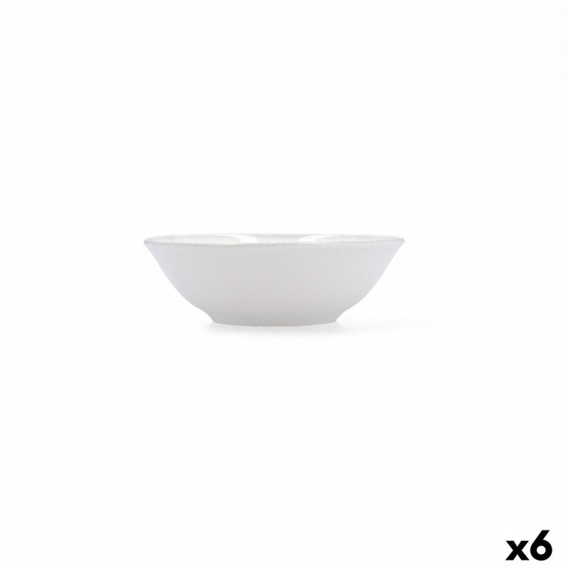 Snack Bowl Bidasoa Kai Hydrozero White Ceramic (6 Units) |  Plates,...