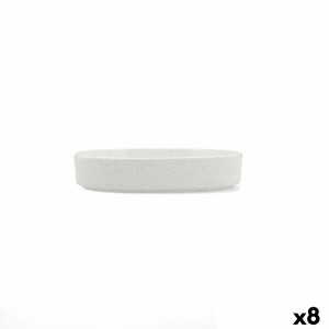Schüssel für Vorspeisen Bidasoa Elite Weiß aus Keramik 18 x 18 x 3,...