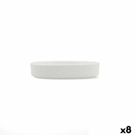 Schüssel für Vorspeisen Bidasoa Elite Weiß aus Keramik 18 x 18 x 3,...