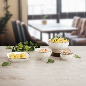 Bol pour Apéritifs Quid Gastro Black Blanc Noir Céramique (6 Unités...