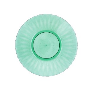 Flat Plate Quid Iris Green Plastic Ø 19 cm (12 Units) |  Plates, pl...