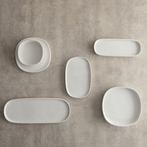 Flat Plate Bidasoa Elite White Ceramic 16,5 x 16,5 x 1,7 cm (8 Unit...