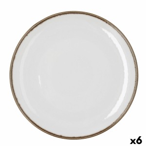 Pizzateller Bidasoa Orion Hydrozero Weiß aus Keramik Ø 30 cm (6 Stü...