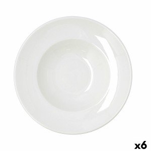 Pasta Dish Bidasoa Harmony Hydrozero White Ceramic Ø 27 cm (6 Units...