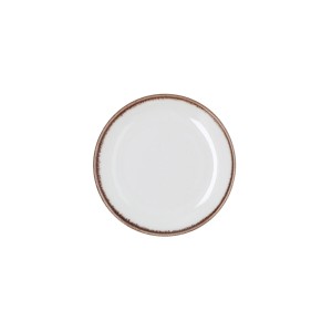 Teller Bidasoa Orion Hydrozero Weiß aus Keramik Ø 15 cm Brot (6 Stü...