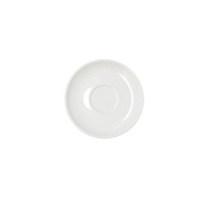 Plate Bidasoa Serenity Hydrozero White Ceramic Ø 15 cm Coffee (6 Un...