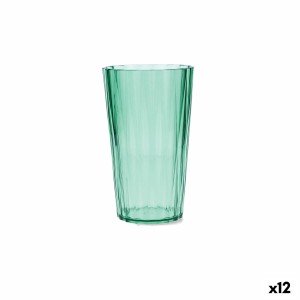 Verre d'eau Quid Iris Vert Plastique 600 ml (12 Unités) |  Verres e...