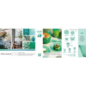 Wasserglas Quid Iris grün Kunststoff 600 ml (12 Stück) |  Gläser un...