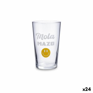 Glass Luminarc Frases 90 Transparent Glass 500 ml (24 Units) |  Gla...