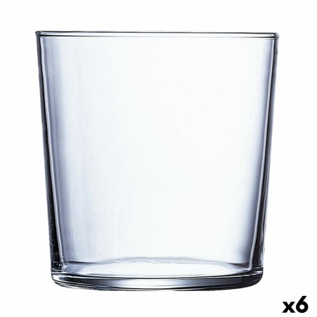Beer Glass Luminarc Pinta Transparent Glass 360 ml (6 Units) |  Gla...