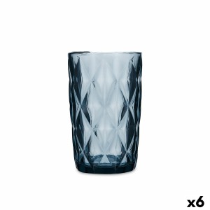 Glass Quid Maia Blue Glass 400 ml (6 Units) |  Glasses, cups and ju...