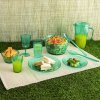Glass for water Quid Iris Green Plastic 400 ml (12 Units) |  Glasse...
