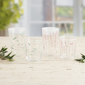 Glass for water Quid Velvet Pink Glass 310 ml (12 Units) |  Glasses...