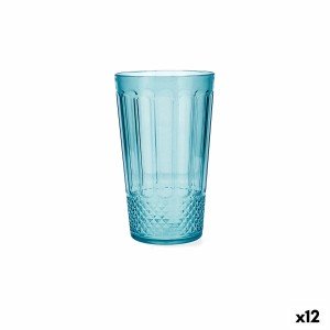 Verre d'eau Quid Gaia Turquoise Plastique 600 ml (12 Unités) |  Ver...