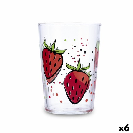 Wasserglas Luminarc Fresas Bunt Glas Erdbeeren 500 ml (6 Stück) |  ...