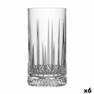 Trinkglas Quid Style Durchsichtig Glas Streifen 460 ml (6 Stück) | ...