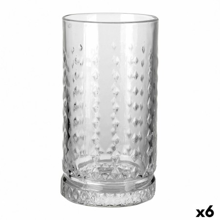 Glass Quid Style Transparent Glass 460 ml (6 Units) |  Glasses, cup...