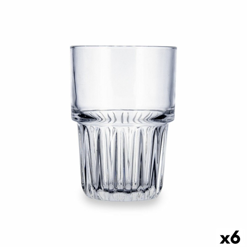 Verre Quid Cubik Transparent verre 390 ml (6 Unités) | Verres et c... Verre Quid Cubik Transparent verre 390 ml (6 Unités) | Verres et c...