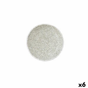Teller Bidasoa Element Hydrozero Beige aus Keramik Ø 15 cm Brot (6 ...