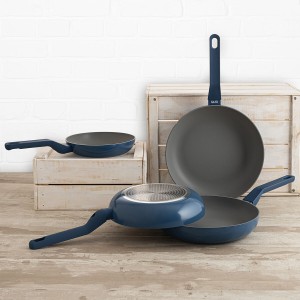 Pfanne Quid Baltic Weiß Metall Ø 28 cm (5 Stück) |  Pfannen und Töp...