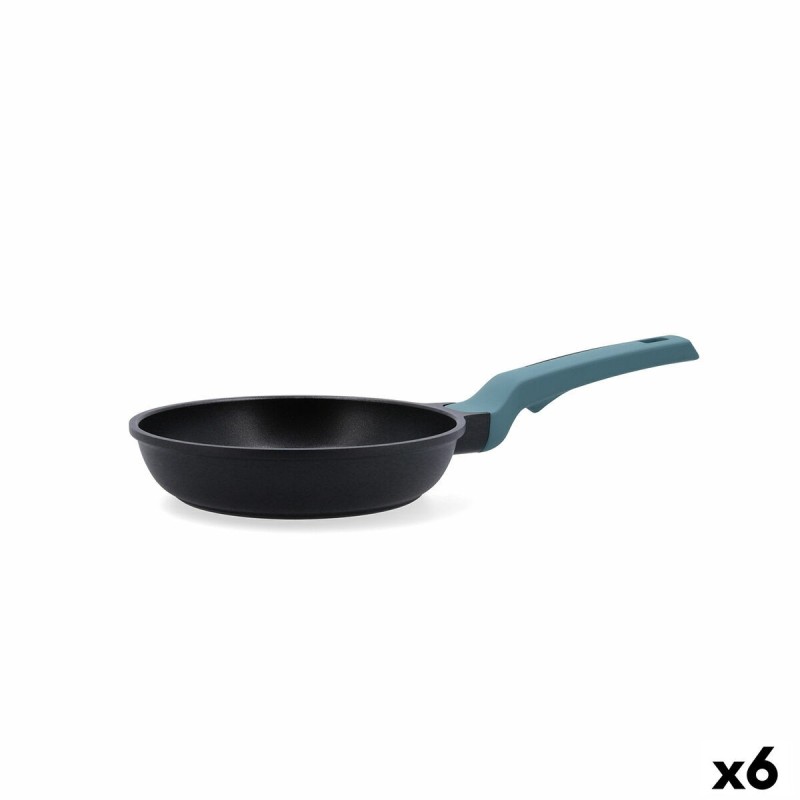 Pfanne Quid Confort Blau Metall Ø 20 cm (6 Stück) | Pfannen und Tö... Pfanne Quid Confort Blau Metall Ø 20 cm (6 Stück) | Pfannen und Tö...