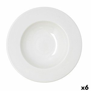 Pasta Dish Bidasoa Serenity Hydrozero White Ceramic Ø 30 cm (6 Unit...