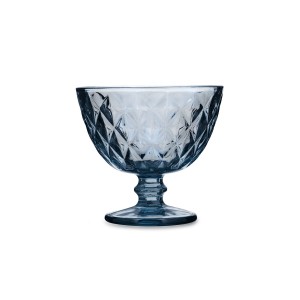 Ice Cream and Milk Shake Glass Quid Maia Blue Glass 300 ml (6 Units...
