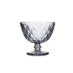 Eiscreme- und Milchshakes-Becher Quid Maia Grau Glas 300 ml (6 Stüc...