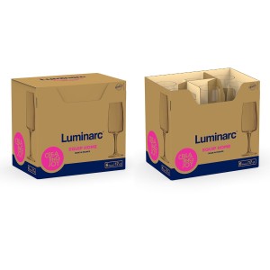 Champagne glass Luminarc Equip Home Transparent Glass 170 ml (6 Uni...