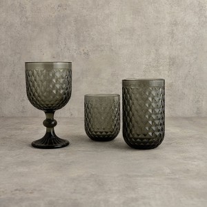 Verre Bidasoa Elite Gris verre 350 ml (6 Unités) |  Verres et caraf...