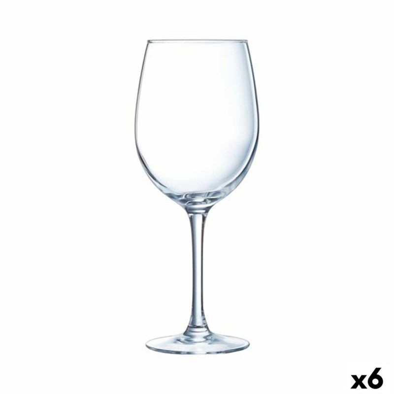 Wine glass Luminarc Ara Transparent Glass 580 ml (6 Units) |  Glass...