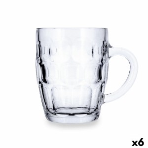 Chope à bière Quid Espuma Transparent verre 560 ml (6 Unités) |  Ve...