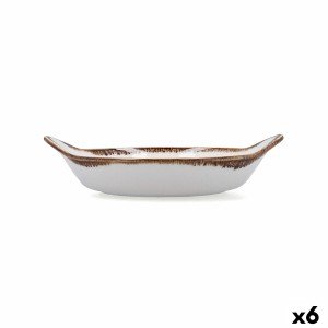 Snack tray Bidasoa Orion Hydrozero White Ø 19 cm (6 Units) |  Plate...