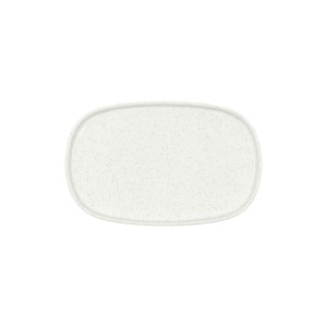 Tablett für Snacks Bidasoa Elite Weiß 18,5 x 11,5 cm (8 Stück) |  G...