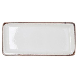 Snack tray Bidasoa Orion Hydrozero White 34 x 16 cm (6 Units) |  Pl...