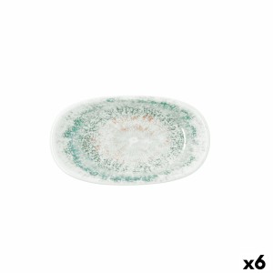 Tablett für Snacks Bidasoa Kai Hydrozero Weiß 19 x 11 cm (6 Stück) ...