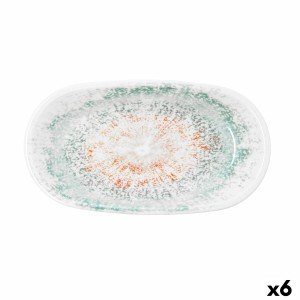 Tablett für Snacks Bidasoa Kai Hydrozero Weiß 26 x 14,5 cm (6 Stück...