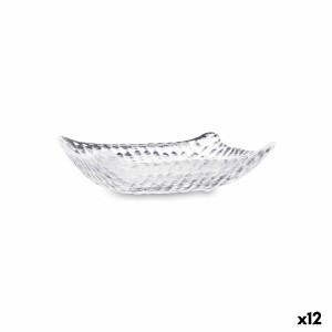 Tablett für Snacks Quid Select Vidrio Durchsichtig 12,5 x 9 x 3,5 c...