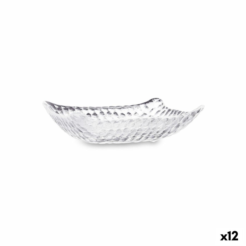Snack tray Quid Select Vidrio Transparent 12,5 x 9 x 3,5 cm (12 Uni...