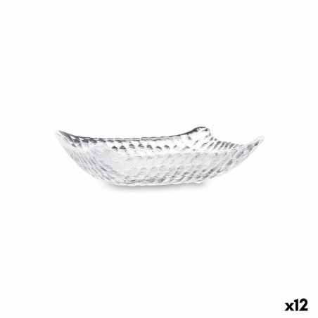 Tablett für Snacks Quid Select Vidrio Durchsichtig 12,5 x 9 x 3,5 c...