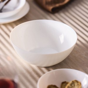 Salatschüssel Luminarc Apy Weiß Glas Ø 21 cm (6 Stück) |  Brotdosen...