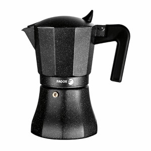 Cafetière Italienne Fagor TIRAMISU 9 Noir Aluminium |  Cafetières  ...