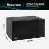 Micro-ondes avec Gril Hisense H23MOBS5HG4 Noir 800 W 23 L |  Micro-...