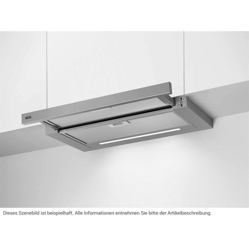 Konventioneller Rauchfang AEG DPE5660M Grau |  Dunstabzugshauben   ...
