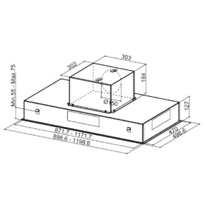 Conventional Hood Mepamsa 216425 Inox Touch Control LED |  Hoods   ...