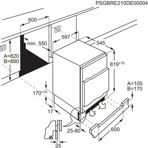 Réfrigérateur AEG OSF6I82EF Blanc |  Refrigérateurs et congélateurs...