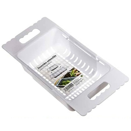 Extendable Dish Drainer for Sink Kozina White 50 x 18,5 x 8 cm |  O...
