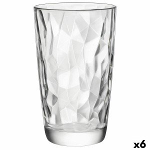 Glass Bormioli Rocco Diamond Transparent Glass 470 ml 6 Units (Pack...