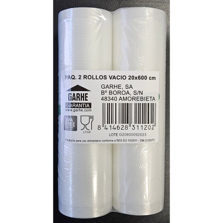 Sacs de rangements Garhe 31120 2 Unités |  Scelleuse sous vide   | ...